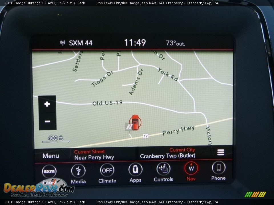 2018 Dodge Durango GT AWD In–Violet / Black Photo #17