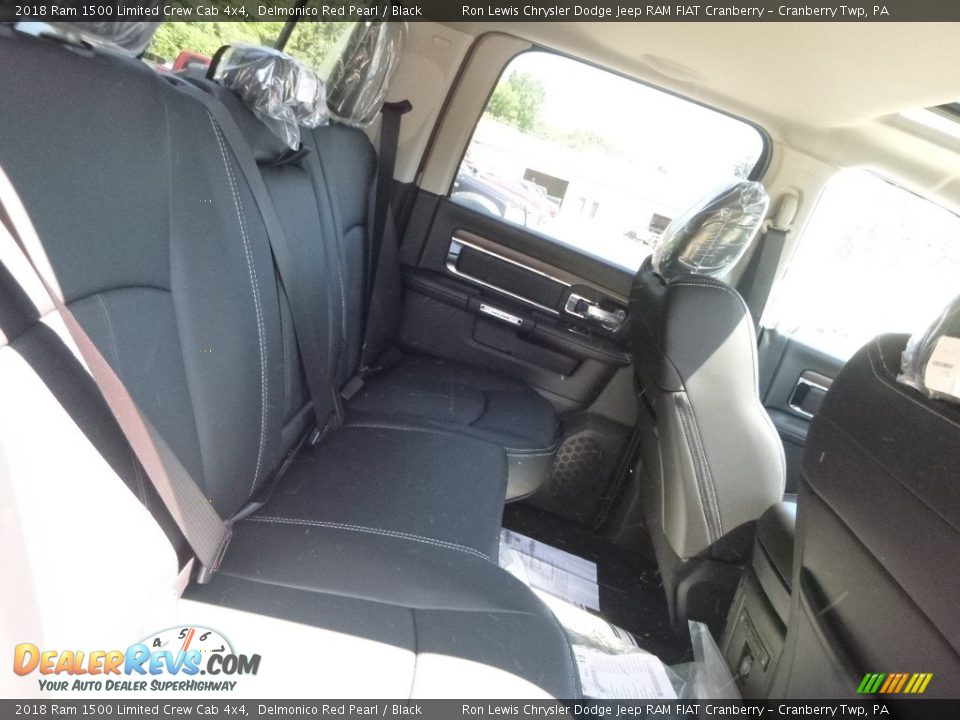 2018 Ram 1500 Limited Crew Cab 4x4 Delmonico Red Pearl / Black Photo #11