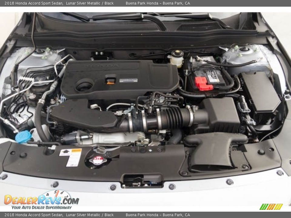 2018 Honda Accord Sport Sedan 2.0 Liter Turbocharged DOHC 16-Valve VTEC 4 Cylinder Engine Photo #10