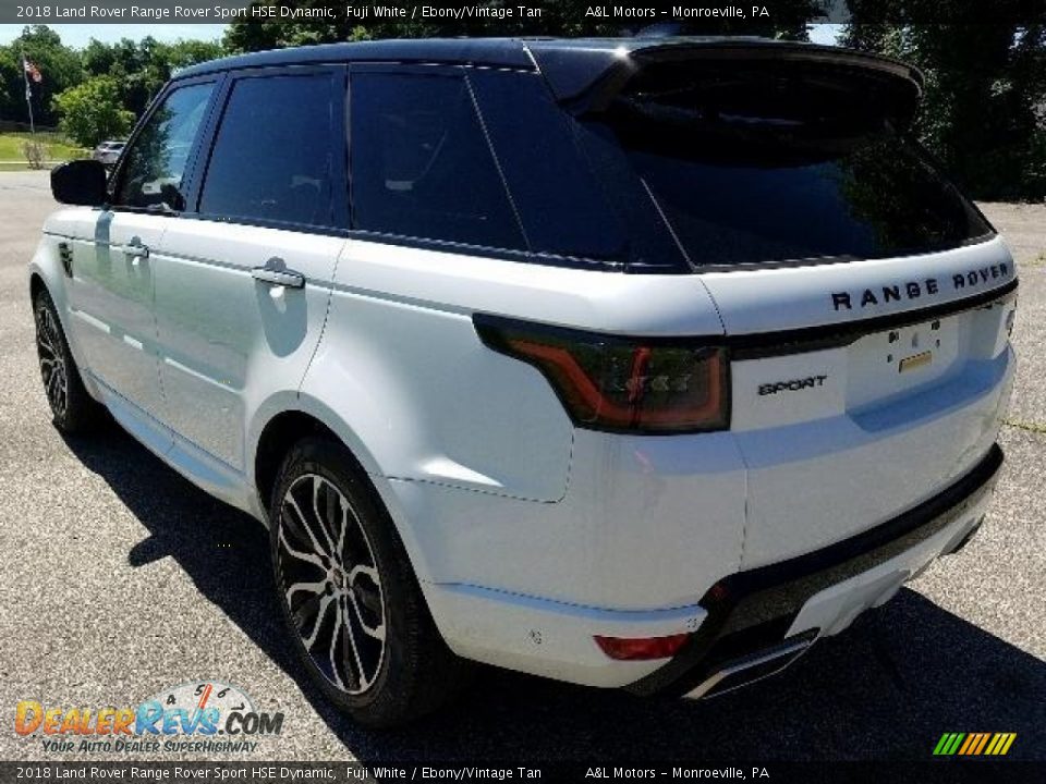 2018 Land Rover Range Rover Sport HSE Dynamic Fuji White / Ebony/Vintage Tan Photo #2