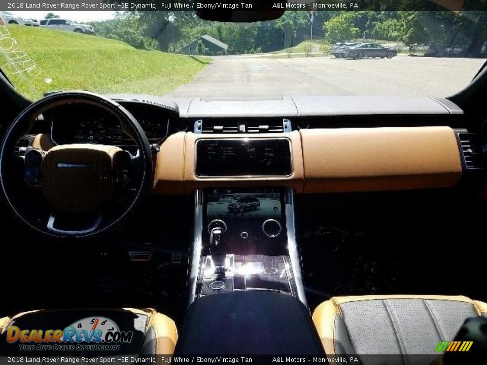 2018 Land Rover Range Rover Sport HSE Dynamic Fuji White / Ebony/Vintage Tan Photo #4