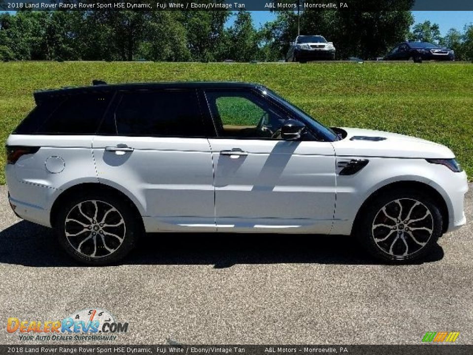 2018 Land Rover Range Rover Sport HSE Dynamic Fuji White / Ebony/Vintage Tan Photo #6