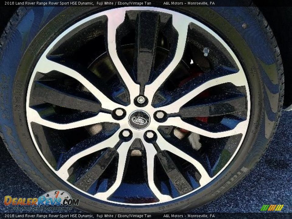 2018 Land Rover Range Rover Sport HSE Dynamic Fuji White / Ebony/Vintage Tan Photo #9