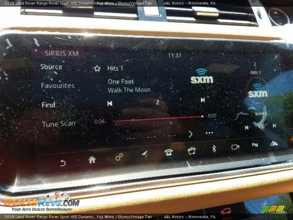 2018 Land Rover Range Rover Sport HSE Dynamic Fuji White / Ebony/Vintage Tan Photo #10
