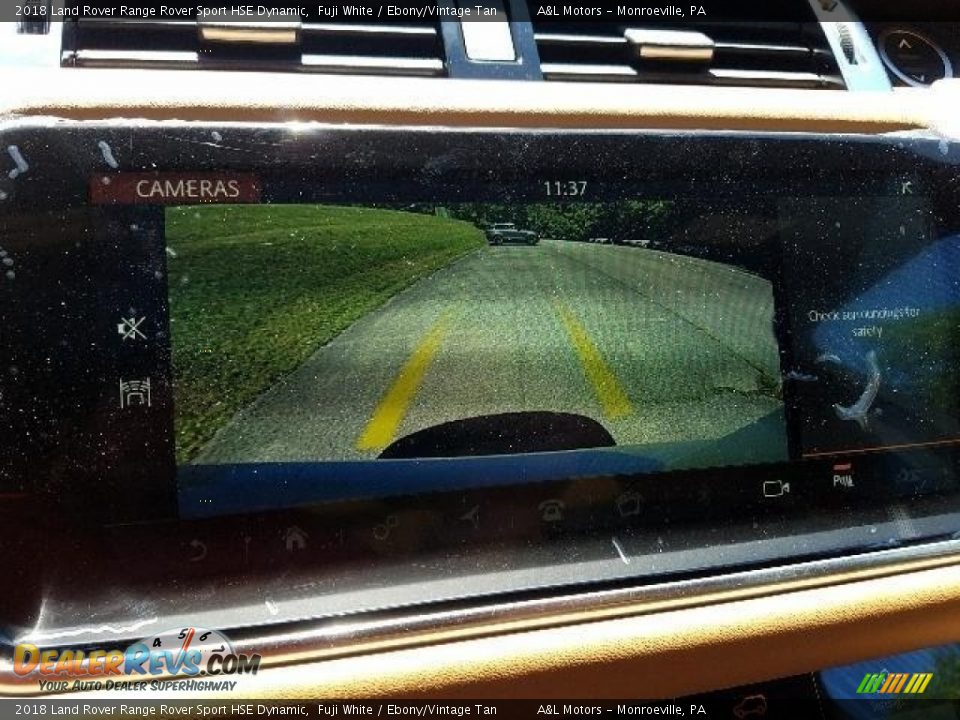 2018 Land Rover Range Rover Sport HSE Dynamic Fuji White / Ebony/Vintage Tan Photo #11