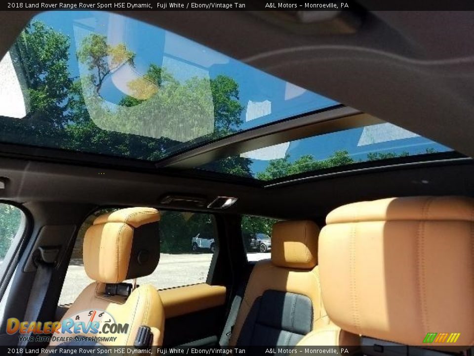 2018 Land Rover Range Rover Sport HSE Dynamic Fuji White / Ebony/Vintage Tan Photo #17