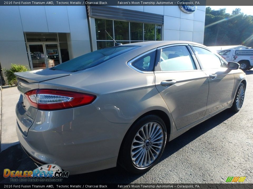 2016 Ford Fusion Titanium AWD Tectonic Metallic / Charcoal Black Photo #2