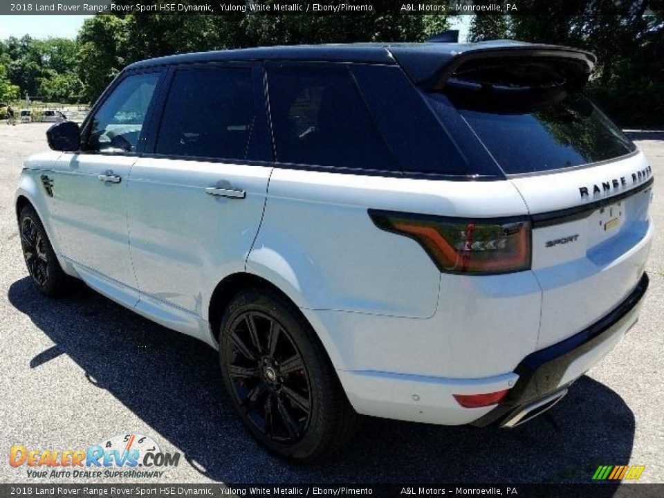 2018 Land Rover Range Rover Sport HSE Dynamic Yulong White Metallic / Ebony/Pimento Photo #2