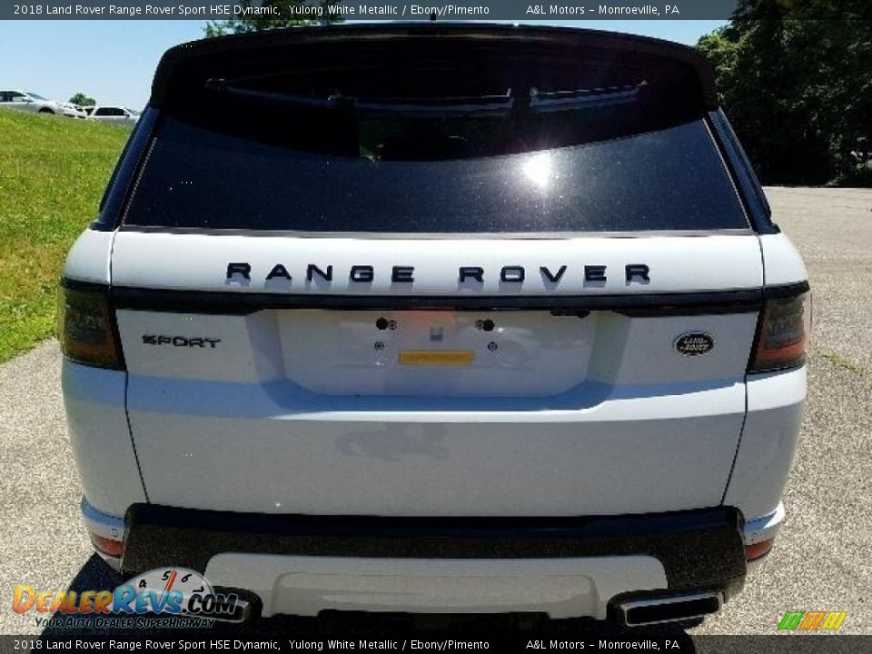 2018 Land Rover Range Rover Sport HSE Dynamic Yulong White Metallic / Ebony/Pimento Photo #7