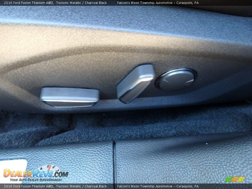 2016 Ford Fusion Titanium AWD Tectonic Metallic / Charcoal Black Photo #20