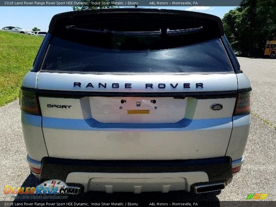 2018 Land Rover Range Rover Sport HSE Dynamic Indus Silver Metallic / Ebony Photo #7