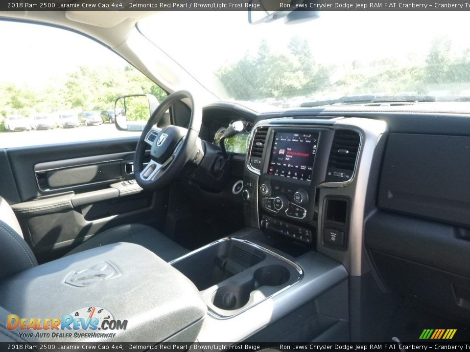 2018 Ram 2500 Laramie Crew Cab 4x4 Delmonico Red Pearl / Brown/Light Frost Beige Photo #11