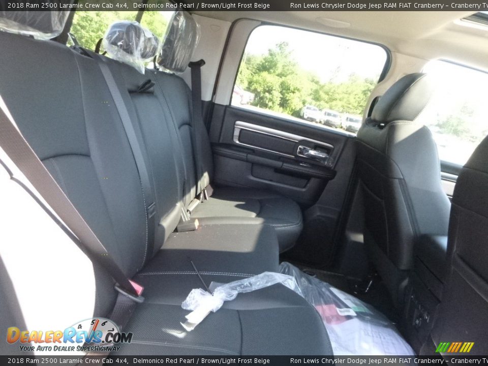 2018 Ram 2500 Laramie Crew Cab 4x4 Delmonico Red Pearl / Brown/Light Frost Beige Photo #13