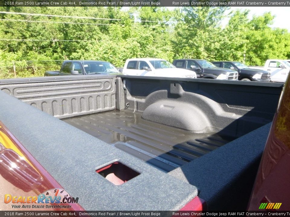 2018 Ram 2500 Laramie Crew Cab 4x4 Delmonico Red Pearl / Brown/Light Frost Beige Photo #14