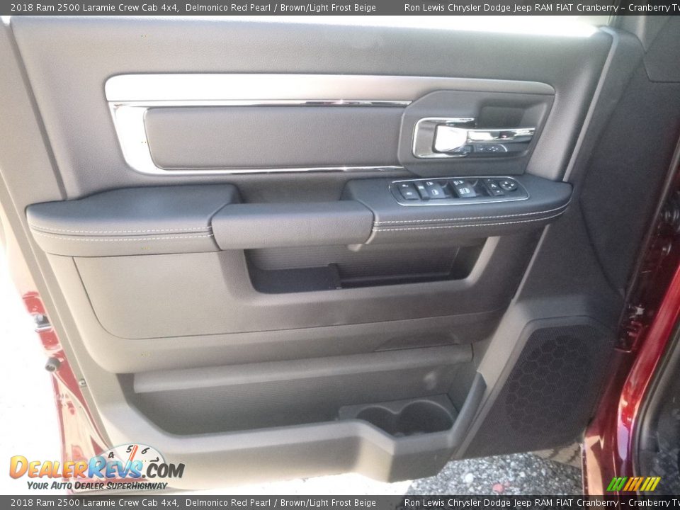 2018 Ram 2500 Laramie Crew Cab 4x4 Delmonico Red Pearl / Brown/Light Frost Beige Photo #15