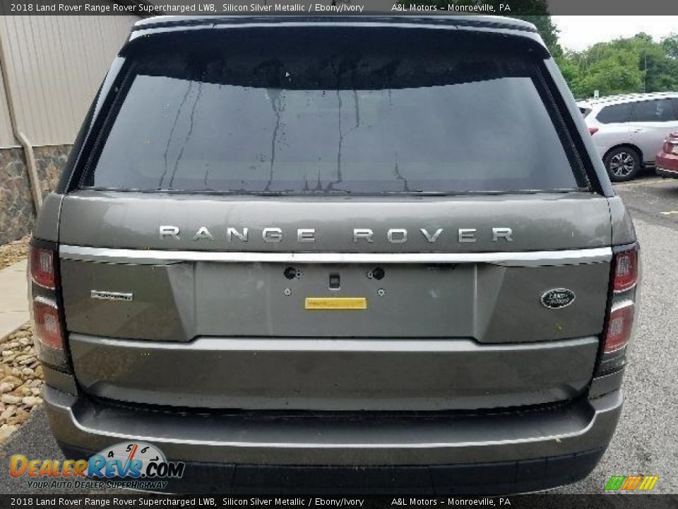 2018 Land Rover Range Rover Supercharged LWB Silicon Silver Metallic / Ebony/Ivory Photo #7