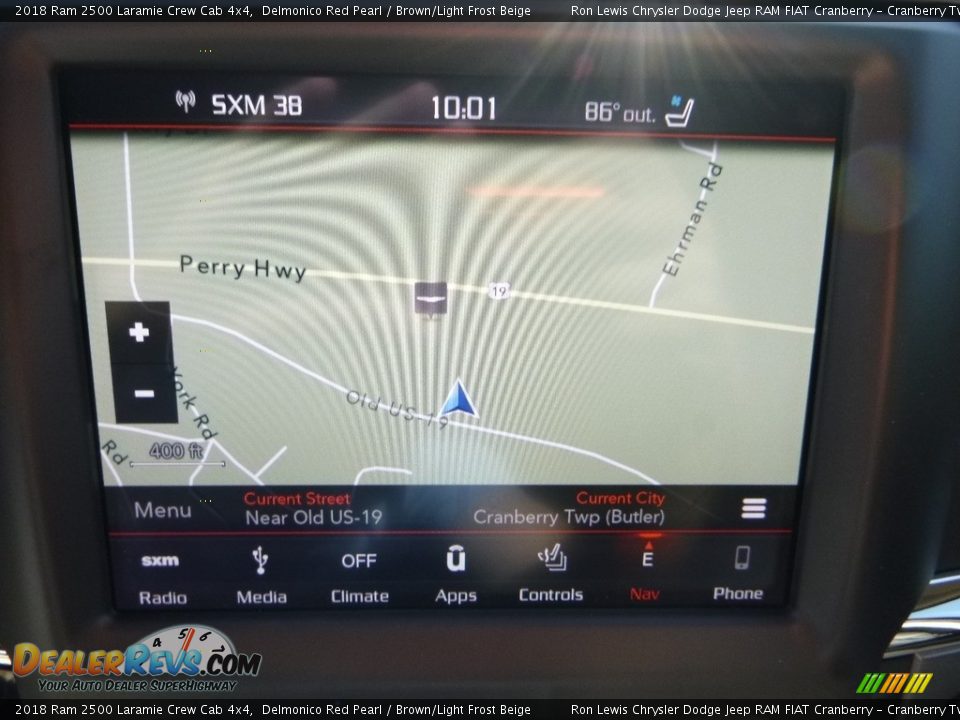 2018 Ram 2500 Laramie Crew Cab 4x4 Delmonico Red Pearl / Brown/Light Frost Beige Photo #19