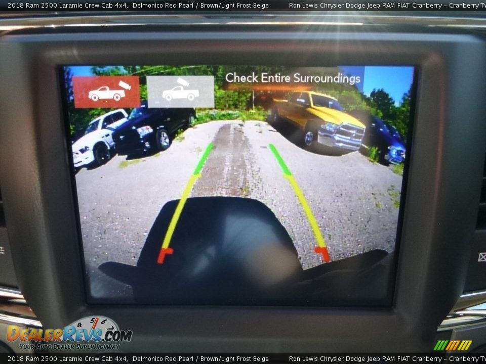 2018 Ram 2500 Laramie Crew Cab 4x4 Delmonico Red Pearl / Brown/Light Frost Beige Photo #20