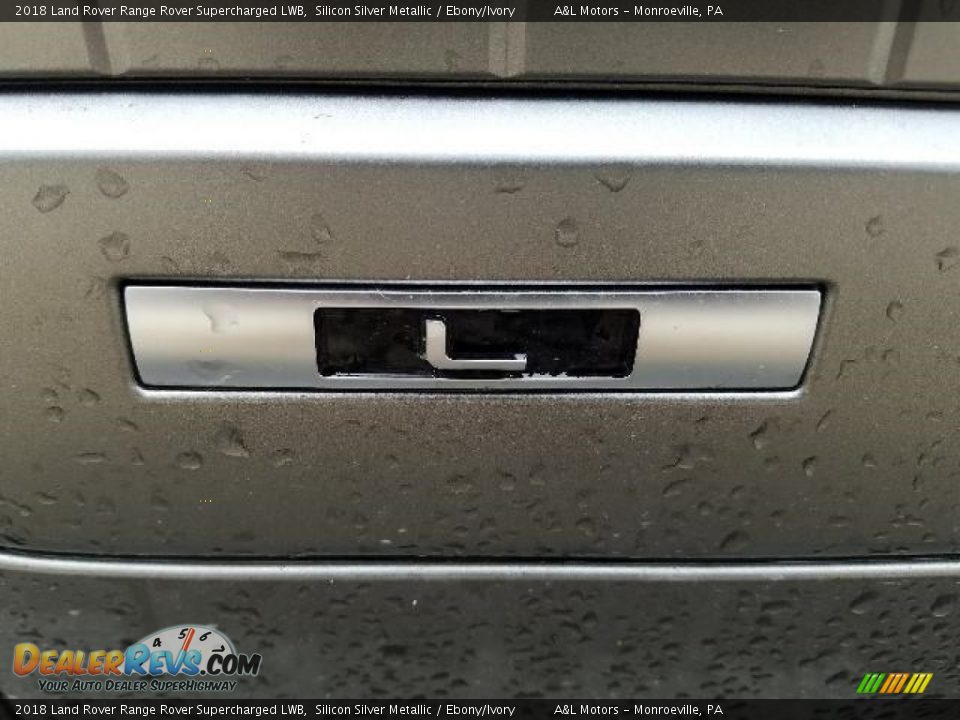 2018 Land Rover Range Rover Supercharged LWB Silicon Silver Metallic / Ebony/Ivory Photo #21