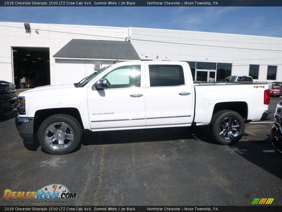 2018 Chevrolet Silverado 1500 LTZ Crew Cab 4x4 Summit White / Jet Black Photo #2