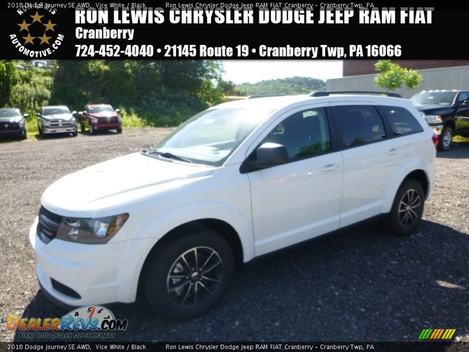 2018 Dodge Journey SE AWD Vice White / Black Photo #1
