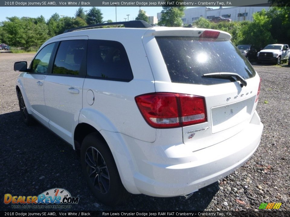2018 Dodge Journey SE AWD Vice White / Black Photo #3