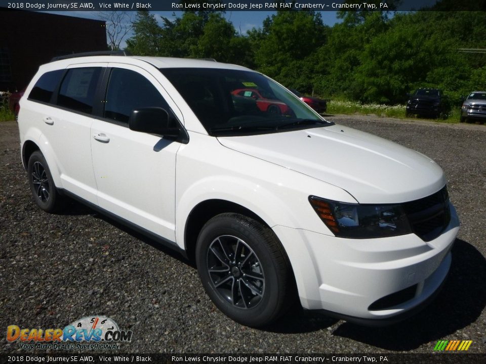 2018 Dodge Journey SE AWD Vice White / Black Photo #7