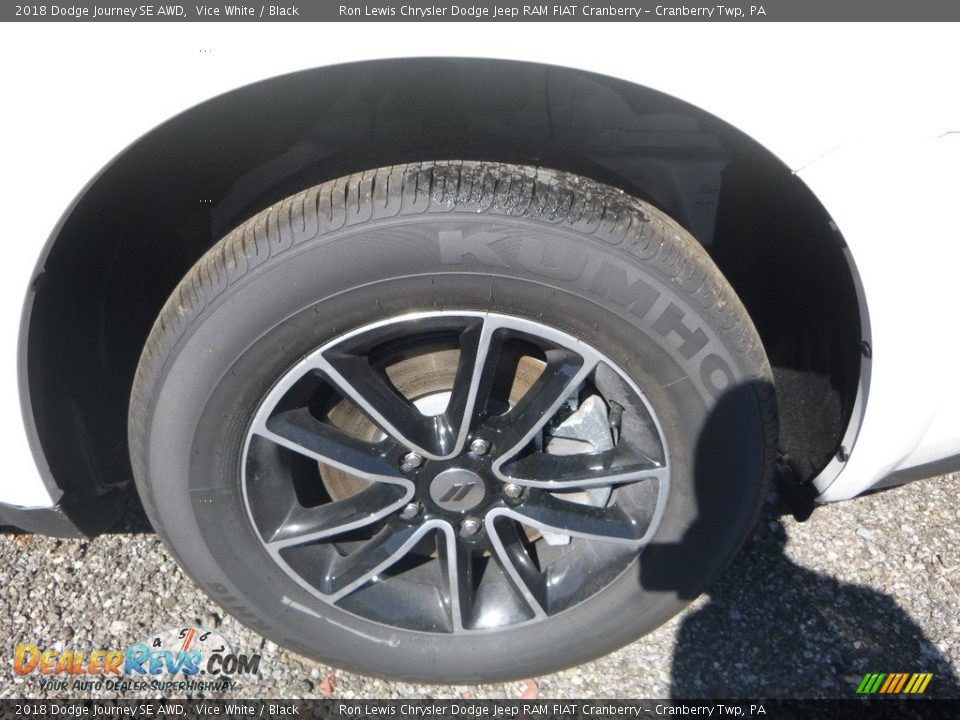 2018 Dodge Journey SE AWD Vice White / Black Photo #9