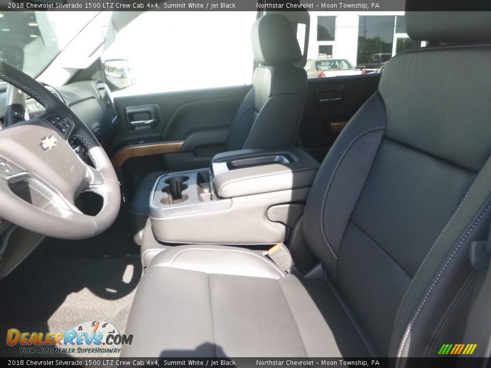 2018 Chevrolet Silverado 1500 LTZ Crew Cab 4x4 Summit White / Jet Black Photo #14