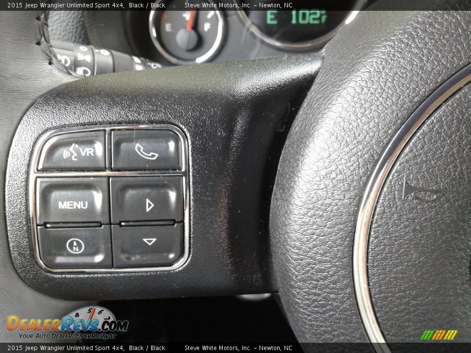 2015 Jeep Wrangler Unlimited Sport 4x4 Black / Black Photo #16