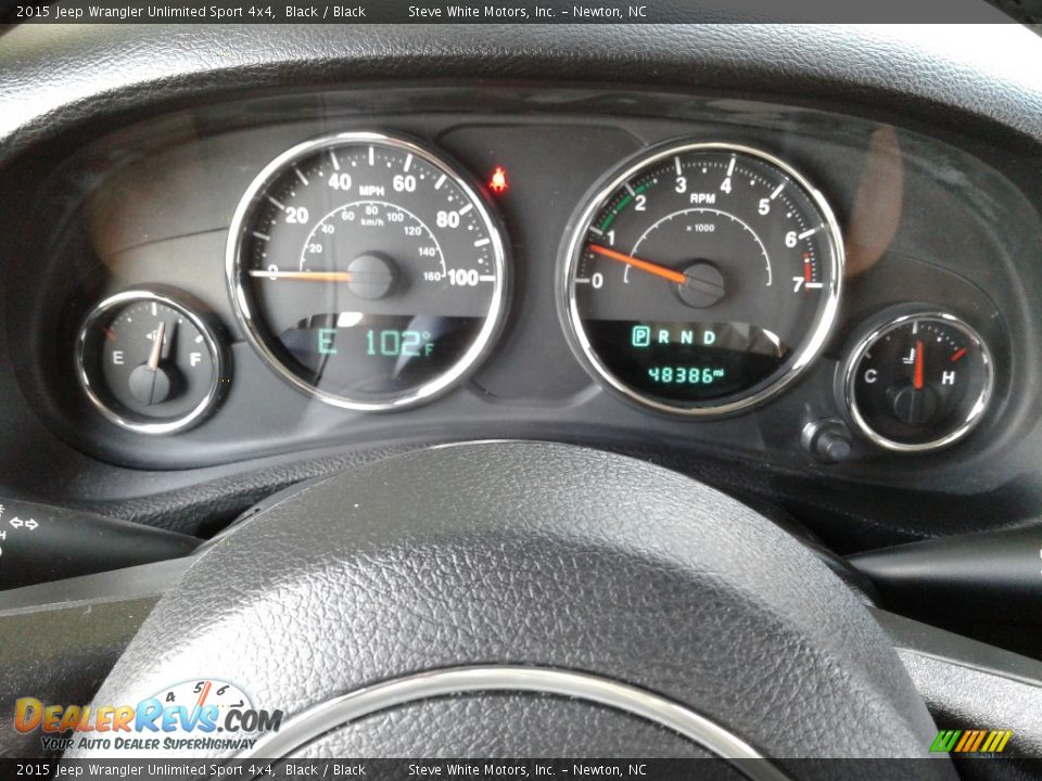 2015 Jeep Wrangler Unlimited Sport 4x4 Black / Black Photo #18