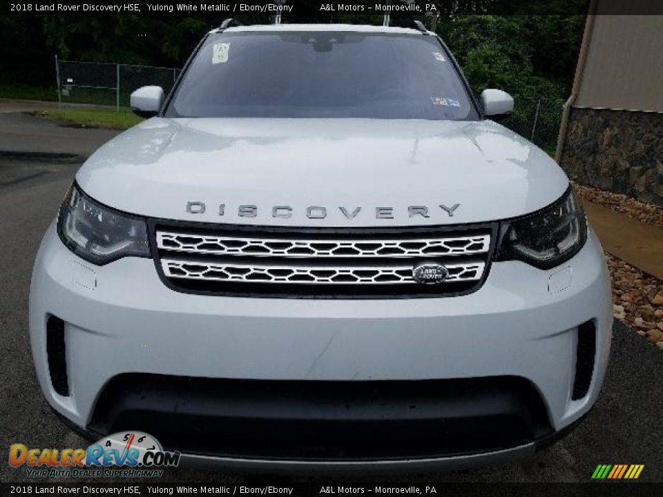 2018 Land Rover Discovery HSE Yulong White Metallic / Ebony/Ebony Photo #8