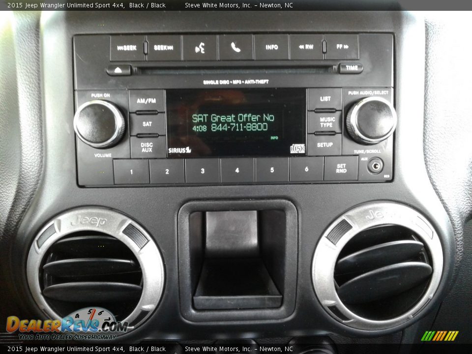 2015 Jeep Wrangler Unlimited Sport 4x4 Black / Black Photo #20