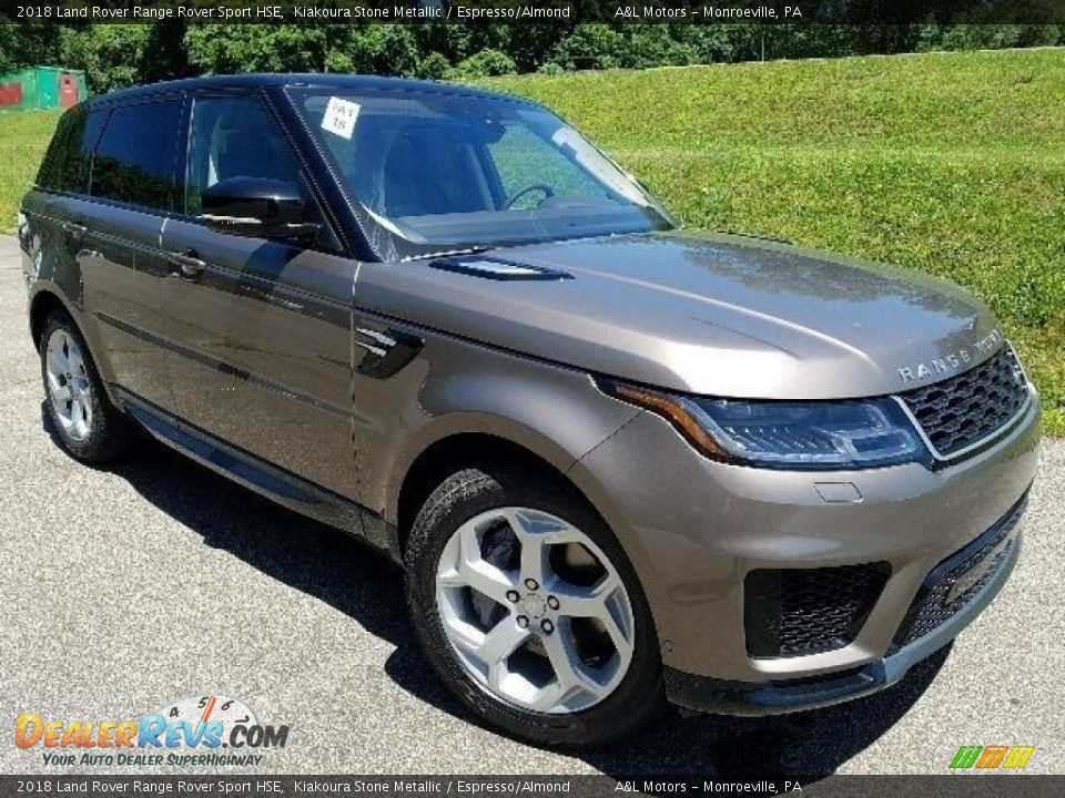 2018 Land Rover Range Rover Sport HSE Kiakoura Stone Metallic / Espresso/Almond Photo #1