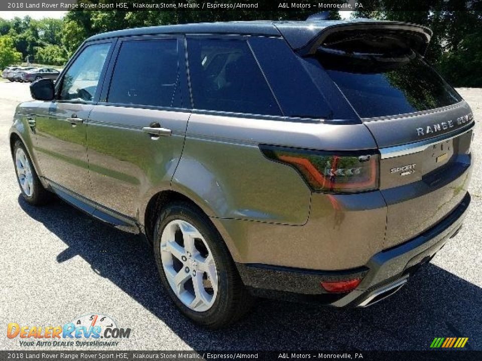 2018 Land Rover Range Rover Sport HSE Kiakoura Stone Metallic / Espresso/Almond Photo #2