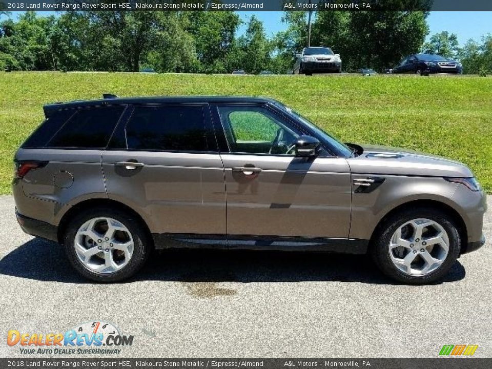 2018 Land Rover Range Rover Sport HSE Kiakoura Stone Metallic / Espresso/Almond Photo #6