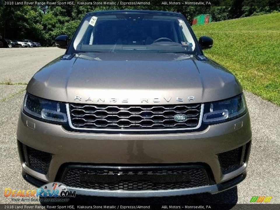 2018 Land Rover Range Rover Sport HSE Kiakoura Stone Metallic / Espresso/Almond Photo #8