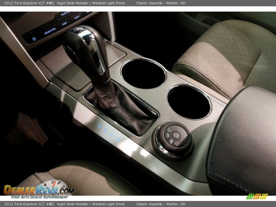 2012 Ford Explorer XLT 4WD Ingot Silver Metallic / Medium Light Stone Photo #12
