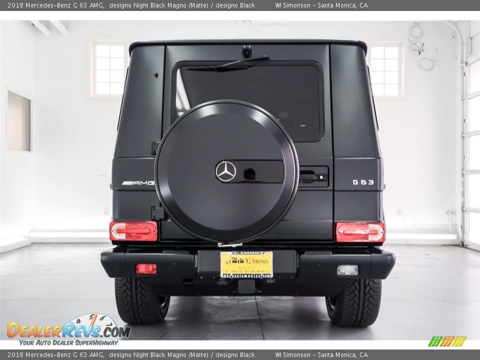 2018 Mercedes-Benz G 63 AMG designo Night Black Magno (Matte) / designo Black Photo #3