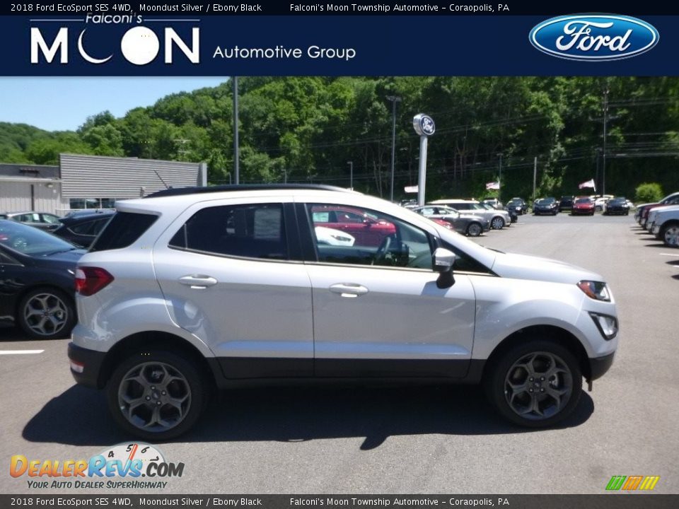 2018 Ford EcoSport SES 4WD Moondust Silver / Ebony Black Photo #1