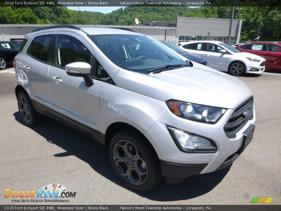 2018 Ford EcoSport SES 4WD Moondust Silver / Ebony Black Photo #3