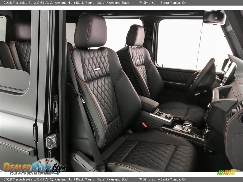 2018 Mercedes-Benz G 63 AMG designo Night Black Magno (Matte) / designo Black Photo #6