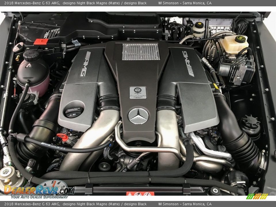 2018 Mercedes-Benz G 63 AMG designo Night Black Magno (Matte) / designo Black Photo #9