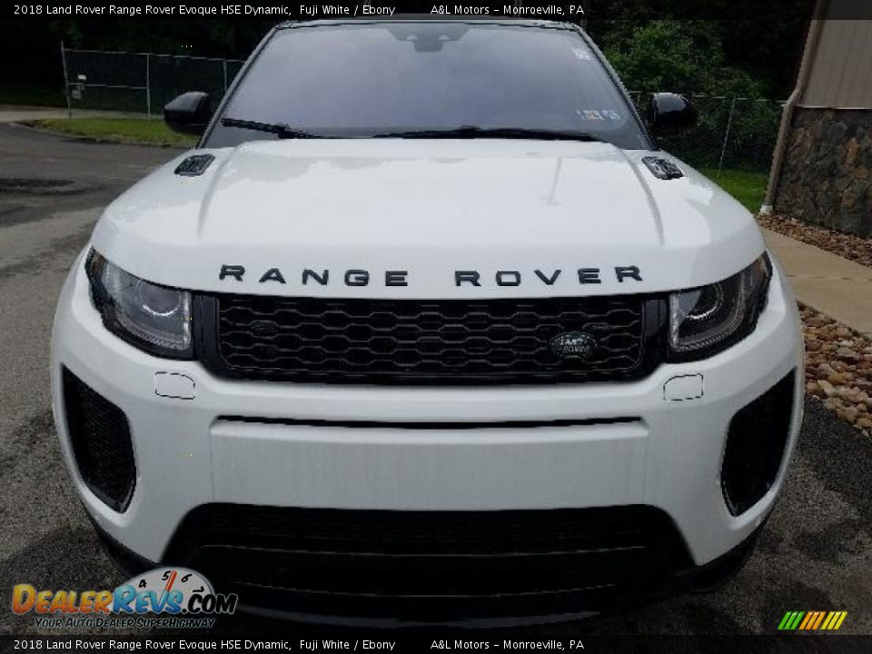 2018 Land Rover Range Rover Evoque HSE Dynamic Fuji White / Ebony Photo #8