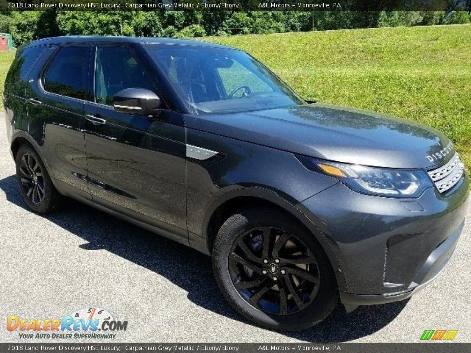 2018 Land Rover Discovery HSE Luxury Carpathian Grey Metallic / Ebony/Ebony Photo #1