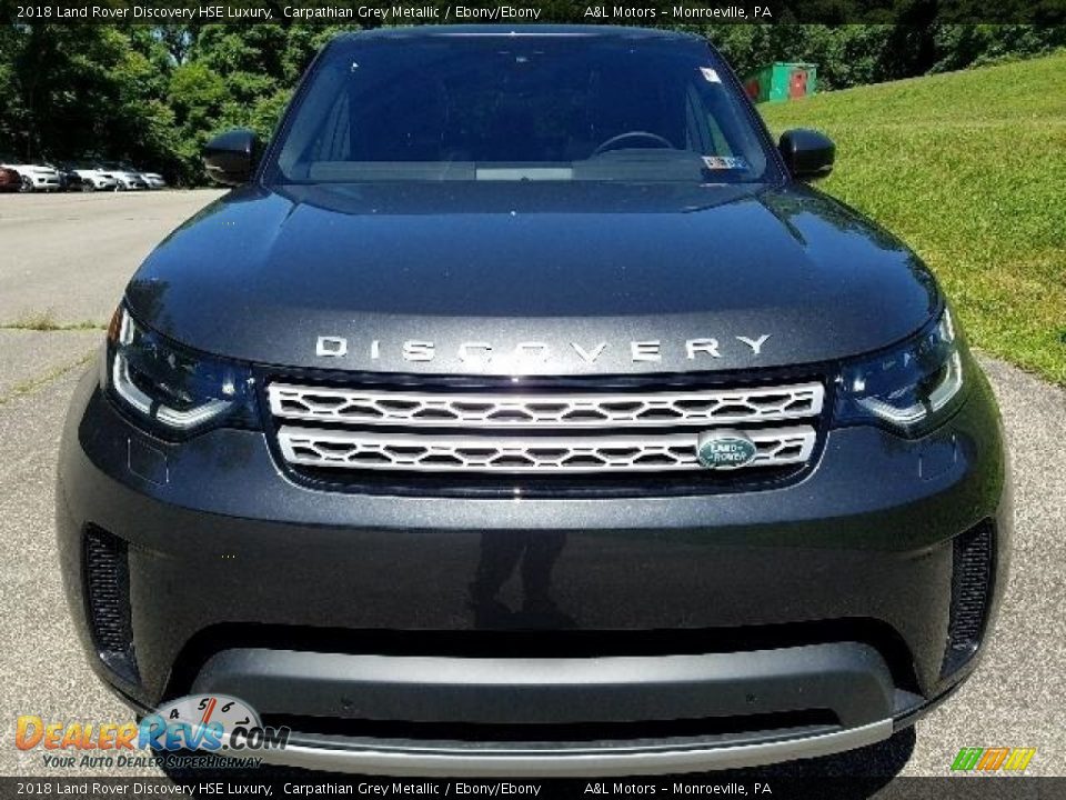 2018 Land Rover Discovery HSE Luxury Carpathian Grey Metallic / Ebony/Ebony Photo #8