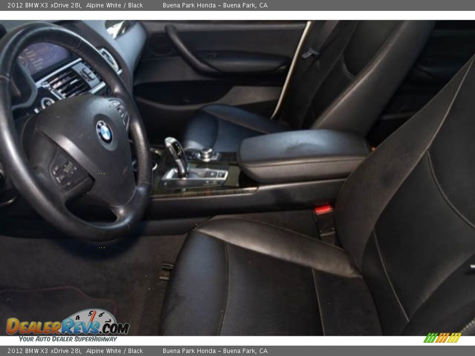2012 BMW X3 xDrive 28i Alpine White / Black Photo #3