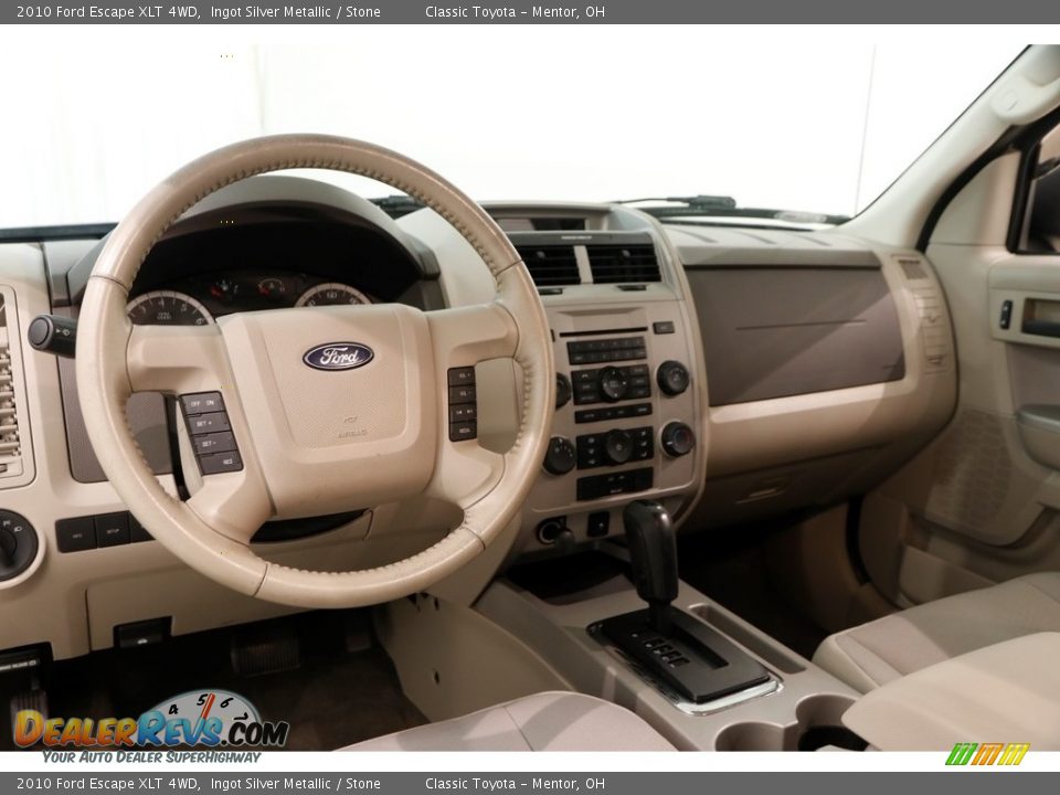 2010 Ford Escape XLT 4WD Ingot Silver Metallic / Stone Photo #7