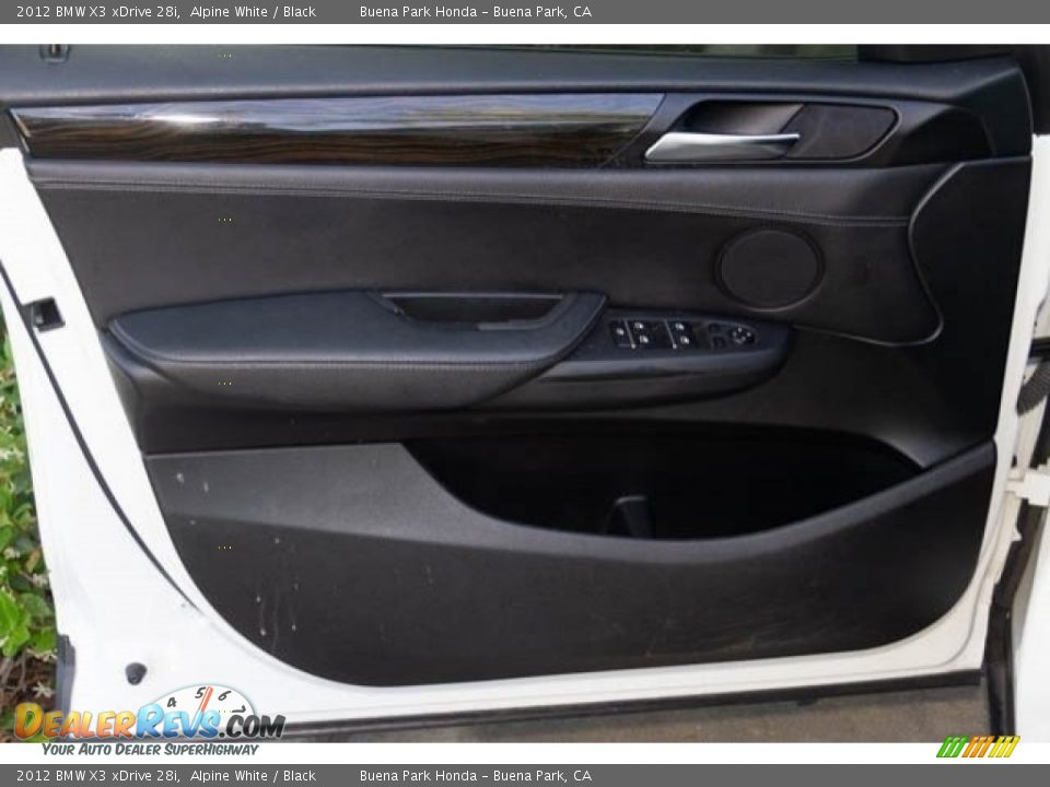 2012 BMW X3 xDrive 28i Alpine White / Black Photo #30