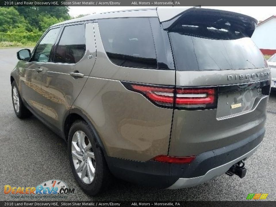 2018 Land Rover Discovery HSE Silicon Silver Metallic / Acorn/Ebony Photo #2